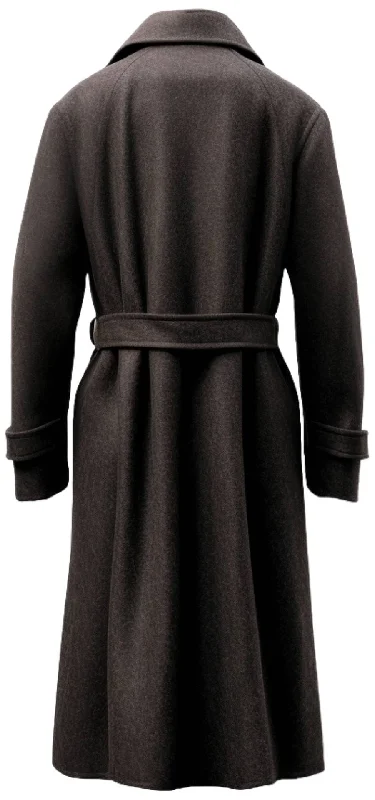 Men Wool Long Coat - Wool coat