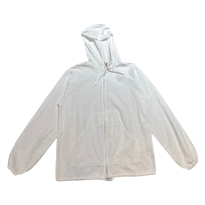 Seaspice White Peruvian Cotton Zip Up Hoodie