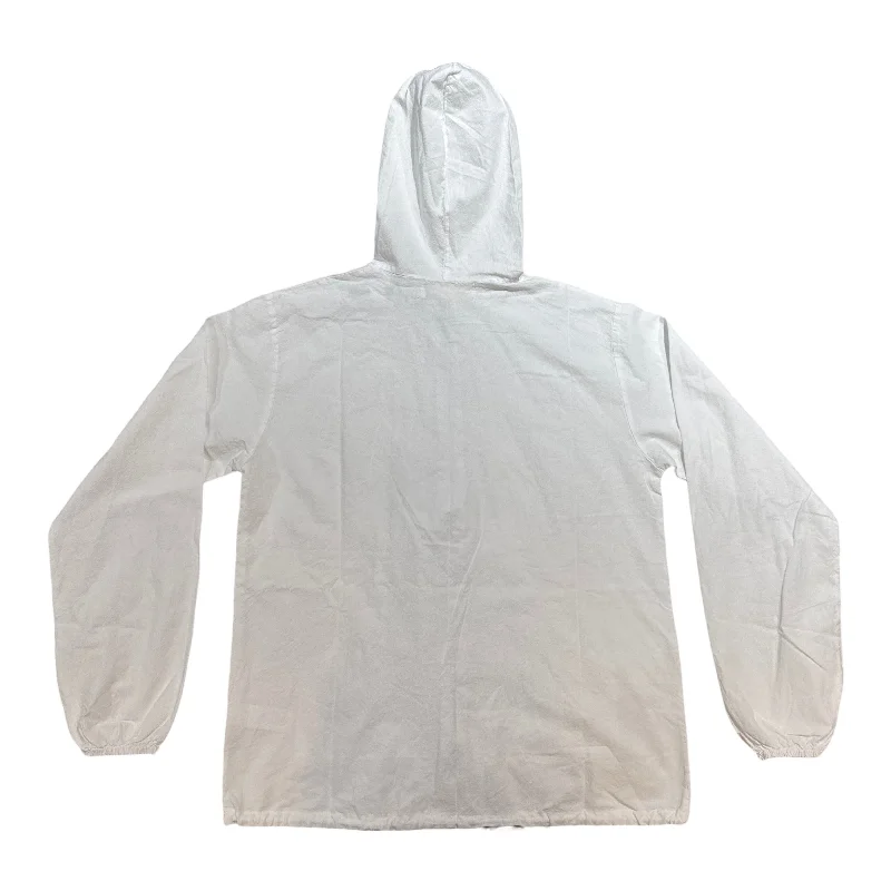 Seaspice White Peruvian Cotton Zip Up Hoodie