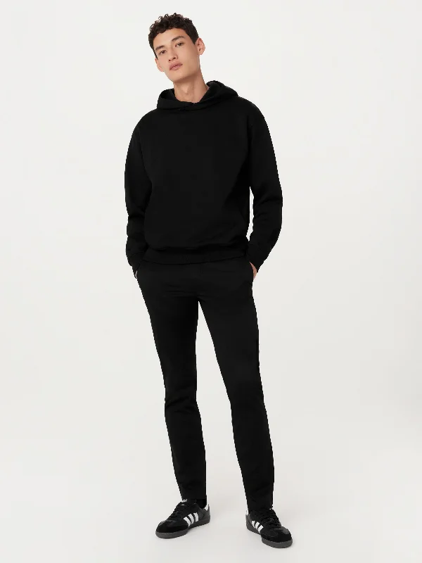 The French Terry Hoodie in Black