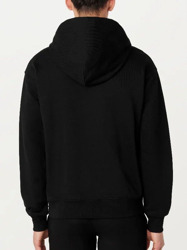 The French Terry Hoodie in Black