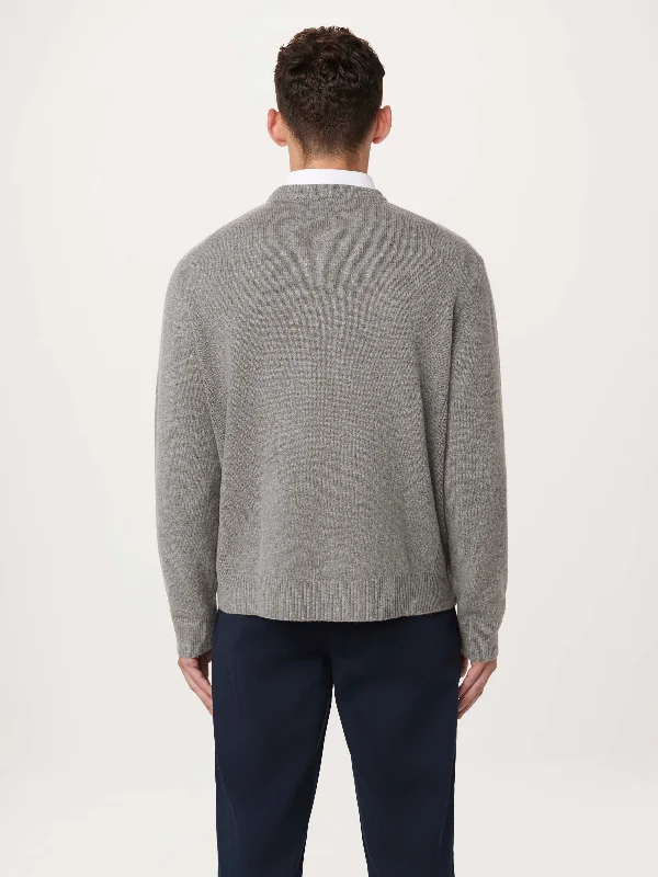 The Lambswool Sweater in Grey