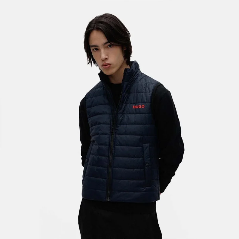 50468742 405 BOSS SLEEV LESS JACKET MEN NAVY