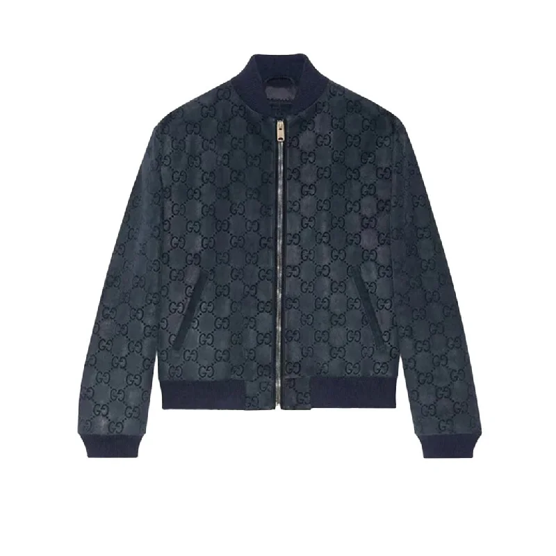 694616/XNAP04376 GREEN GUCCI MEN JACKET