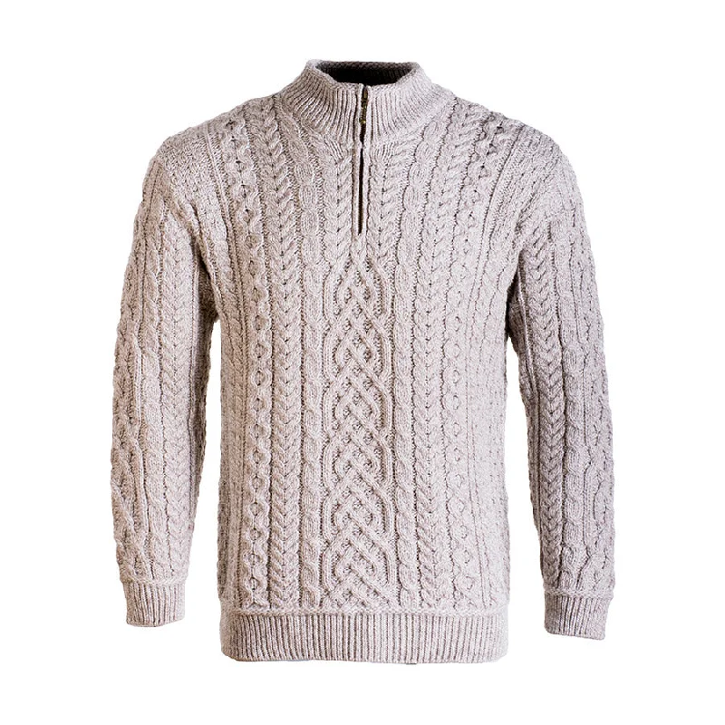 Aran Supersoft Merino 1/2 Zip Jumper