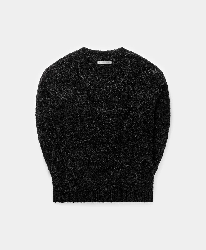 Black Dayo Knit Sweater