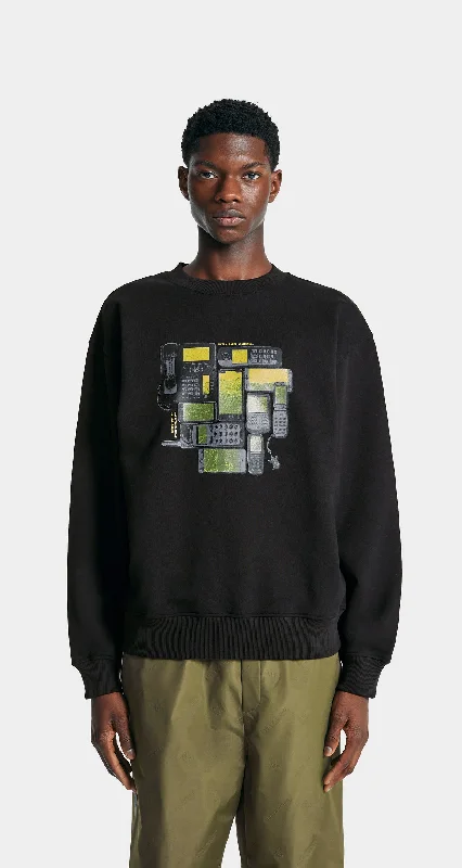 Black Evolution Oversized Sweater