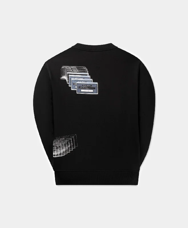 Black Pop Up Sweater