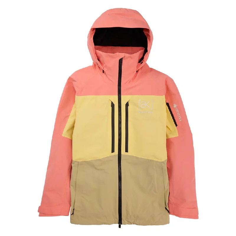 Burton 2024 AK Gore Swash Jacket - Reef Pink/Buttermilk/Mushroom