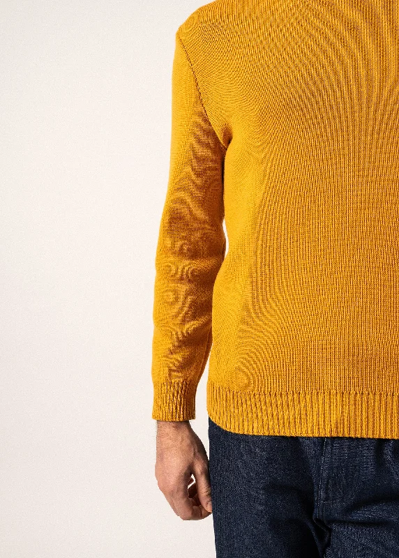 Cancale sailor jumper - regular fit, in pure new wool (AMBRE)