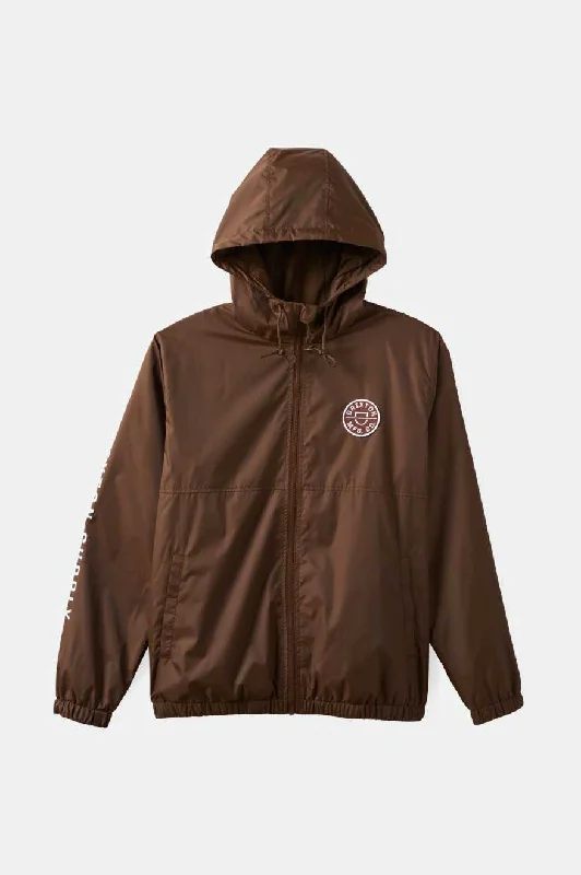 Claxton Crest Lightweight Jacket - Pinecone Brown