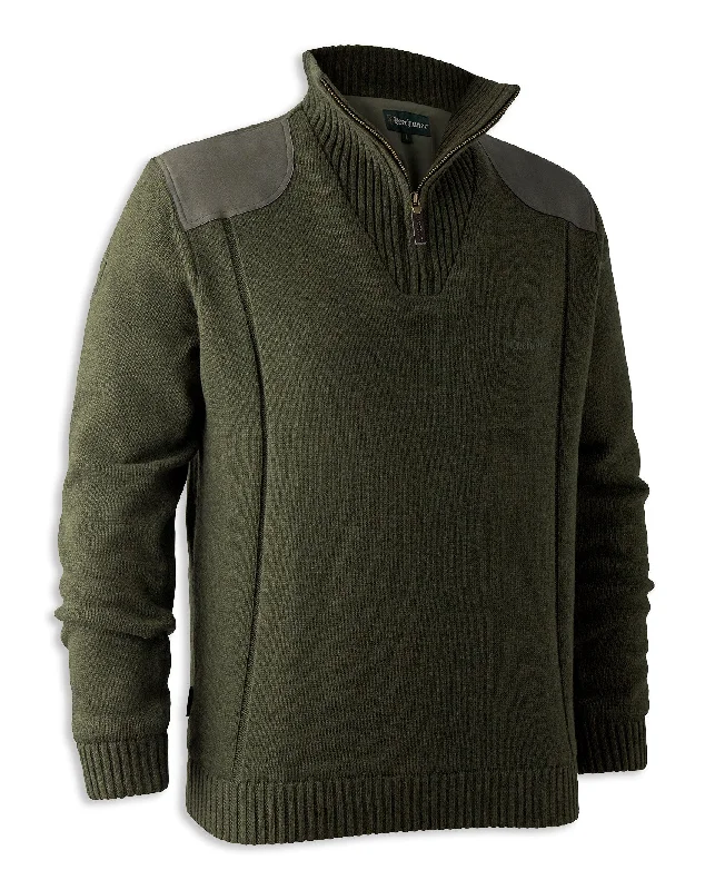 Deerhunter Carlisle Knit with Stormliner Zip Neck Sweater