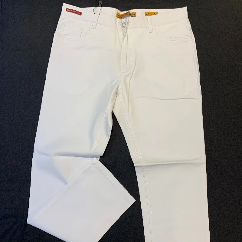 Enzo Albert-5 White High-end Pants