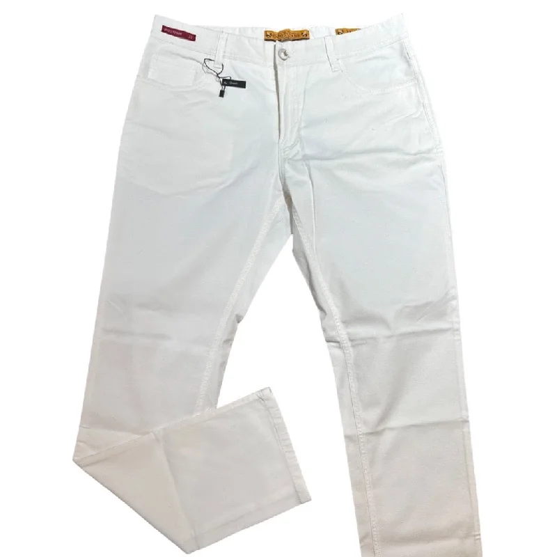 Enzo Alpha 368 White High-end Pants