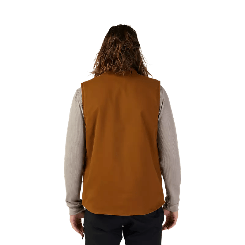 Fox Source Sherpa Vest Nutmeg Brown