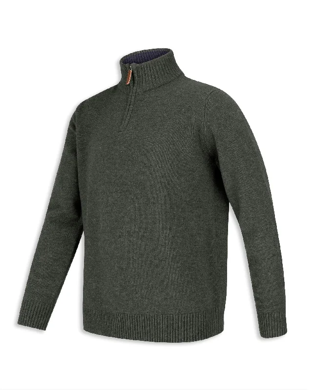 Hoggs of Fife Lothian Zip Neck Pullover