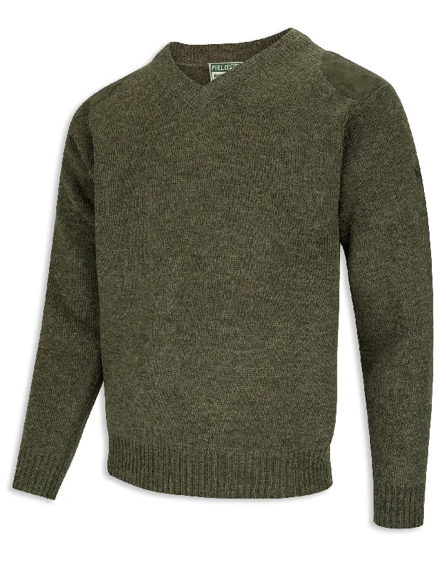 Hoggs of Fife Melrose V-Neck Hunting Pullover