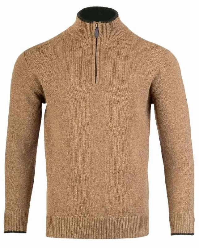 Jack Pyke Ashcombe Lambswool Zip Knit Pullover