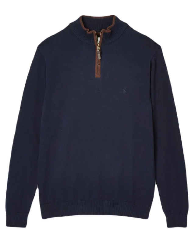 Joules Hillside Quarter Zip Knit Jumper