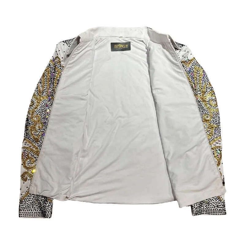 Kashani White Golden Kingdom Hyper Crystal Jacket