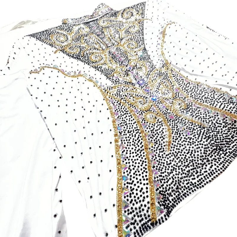 Kashani White Golden Kingdom Hyper Crystal Jacket