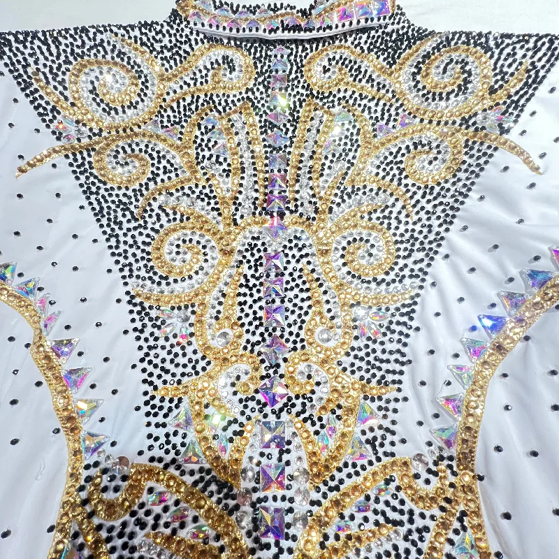 Kashani White Golden Kingdom Hyper Crystal Jacket