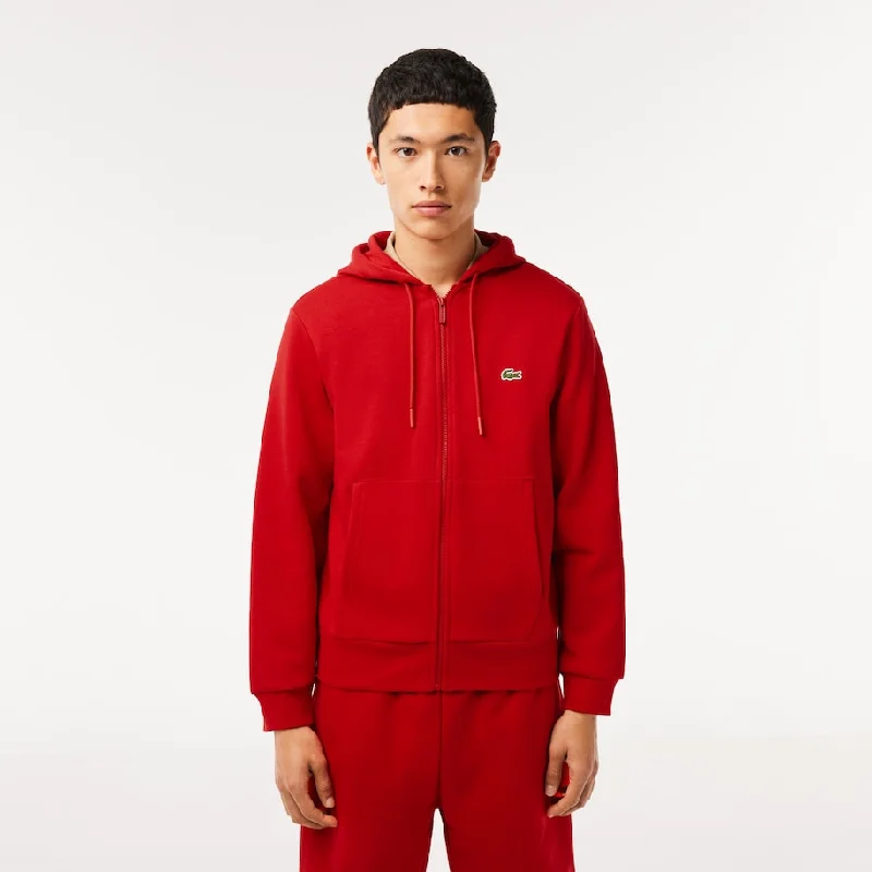 Lacoste Men's Fleece Long Sleeve Zipped Hoodie