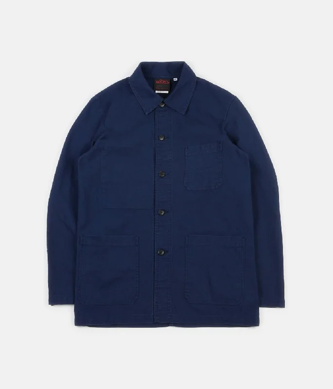 Light Cotton Canvas Jacket Blue