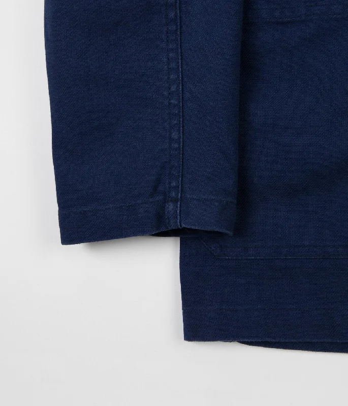 Light Cotton Canvas Jacket Blue