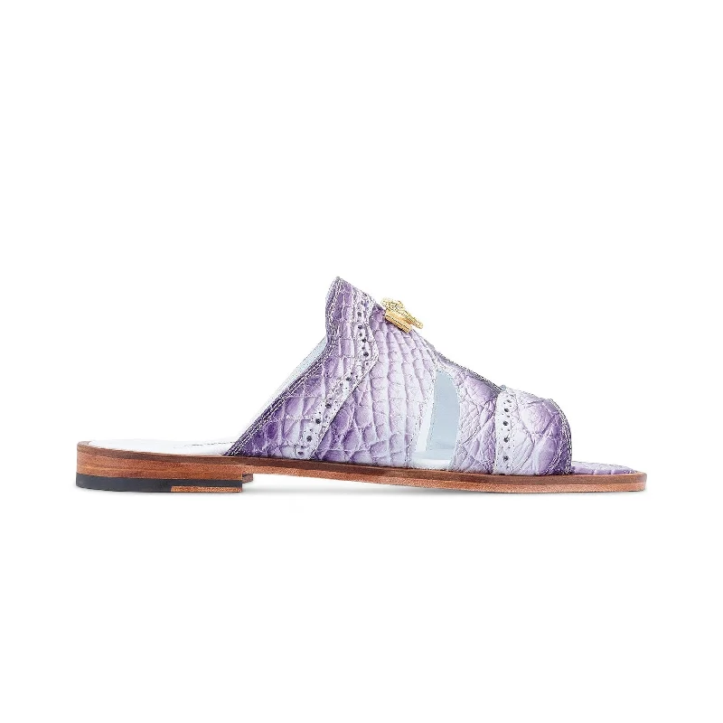 Mauri 1858-5 Alligator White Dirty Purple