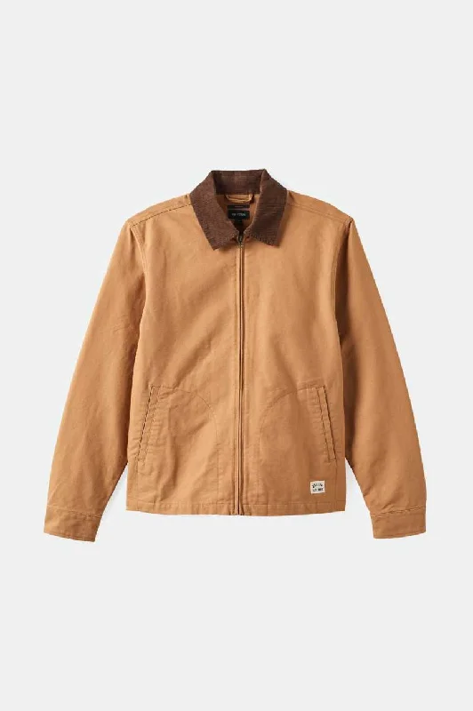 Mechanic Garage Jacket - Tobacco Brown