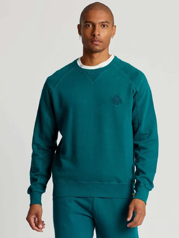 Anton Men's Organic Cotton Crewneck | Teal Green