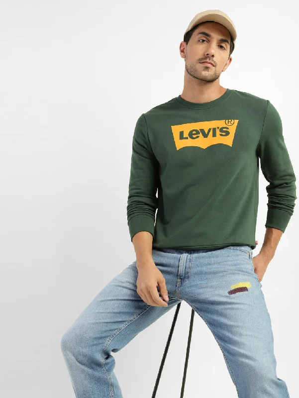 Men's Brand Logo Crew Neck Sweatshirt