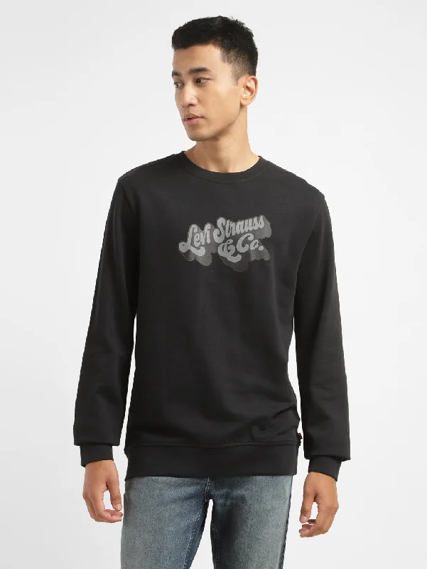 Men's Brand Logo Crew Neck Sweatshirt