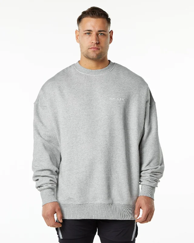 Classic Crew - Heather Grey