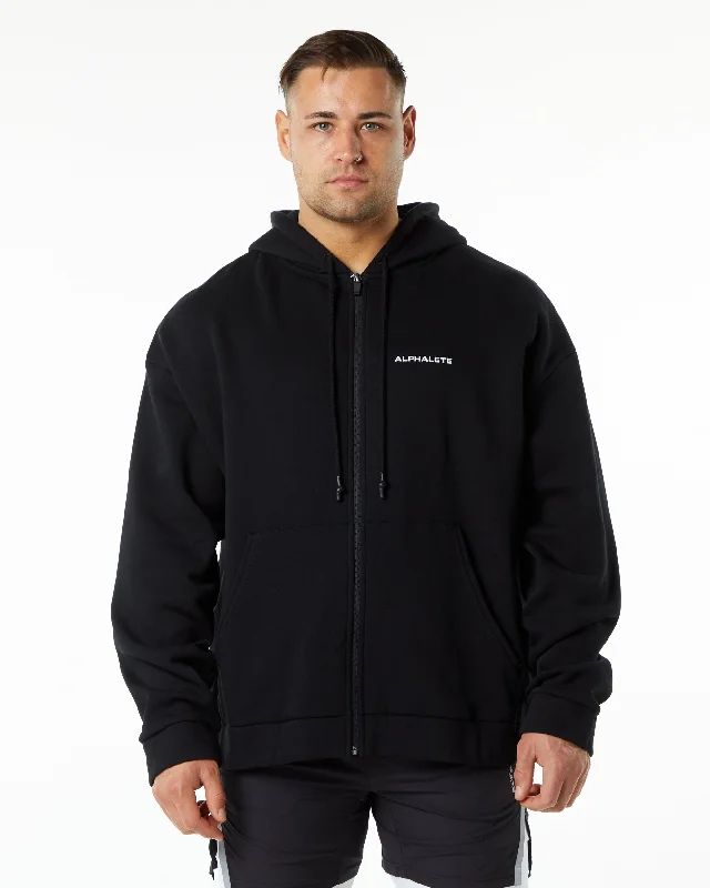 Classic Zip Jacket - Black