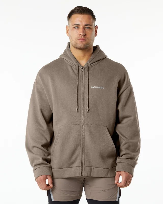 Classic Zip Jacket - Mocha