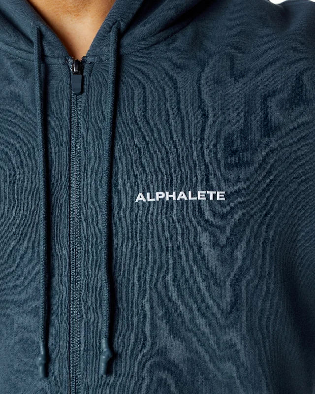 Classic Zip Jacket - Whale Blue