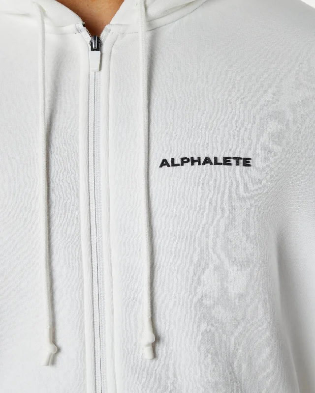 Classic Zip Jacket - White