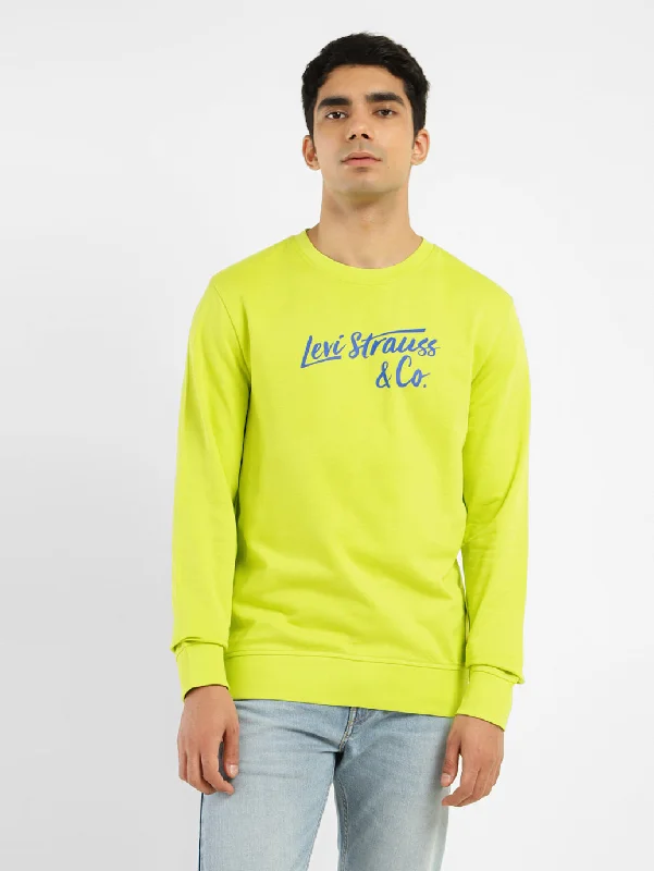 Men's Printed Crew Neck Sweatshirt