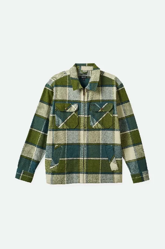 Motor Jacket - Blue Mirage/Dill Plaid