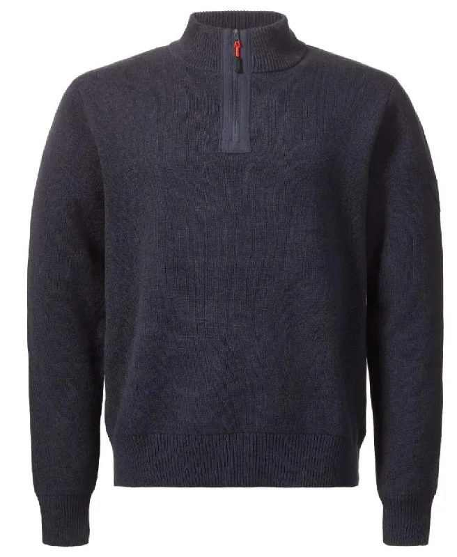 Musto Mens Salcombe Zip Neck Knit