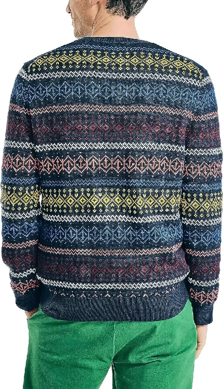 Nautica Men's Fair Isle Crewneck Sweater