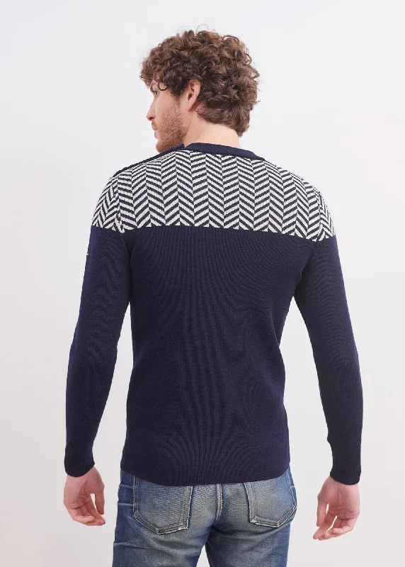 Le Polaris sailor jumper - SAINT JAMES x Le Slip Français (MARINE/ECRU)