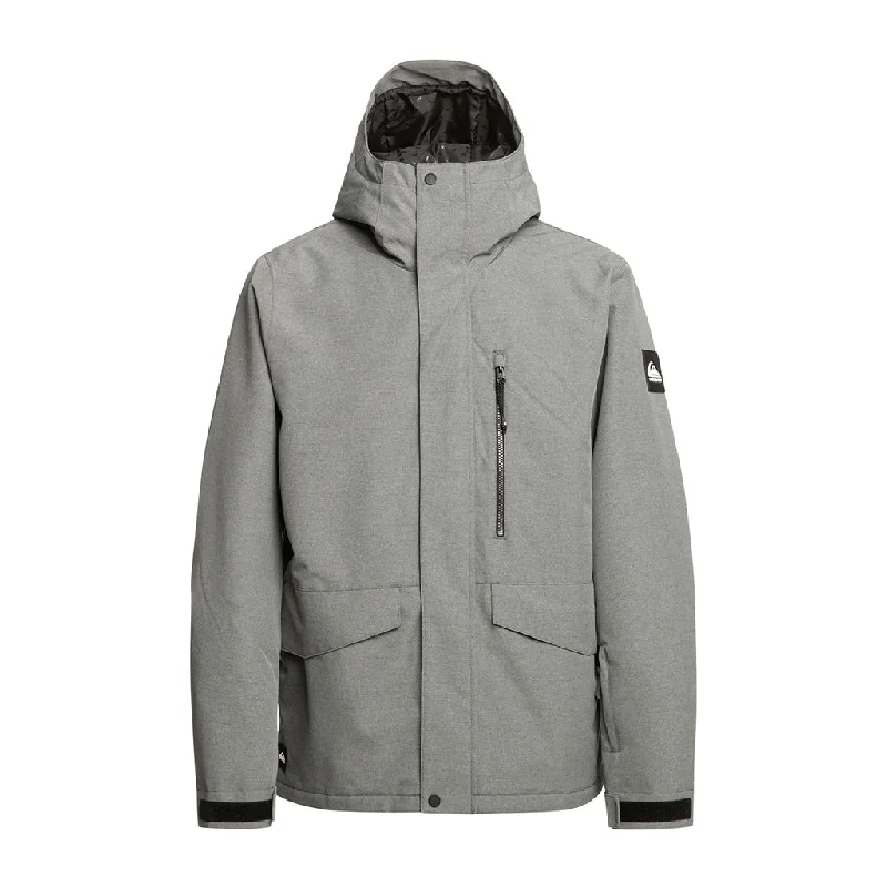 Quiksilver 2024 Mission Jacket - Heather Grey