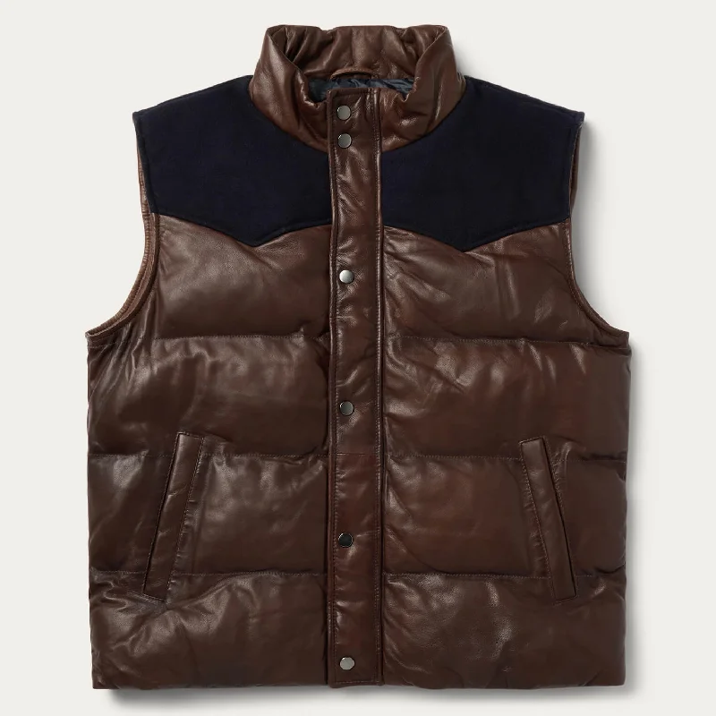 Quilted Leather Vest