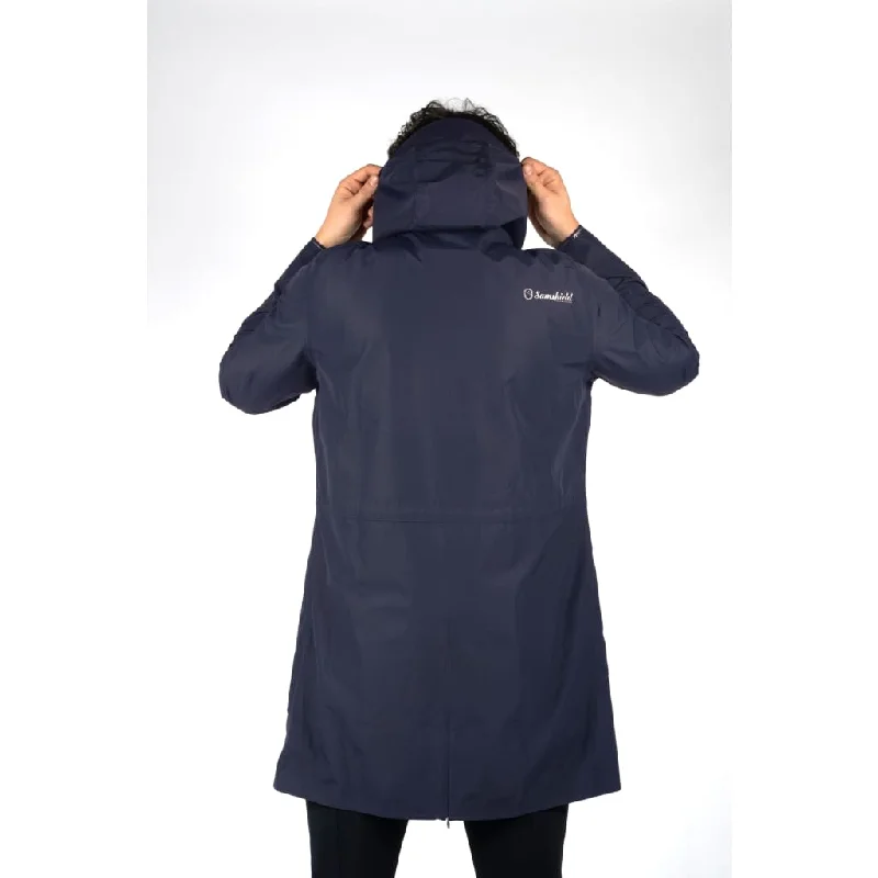 Samshield Men's Long Raincoat Livio Navy