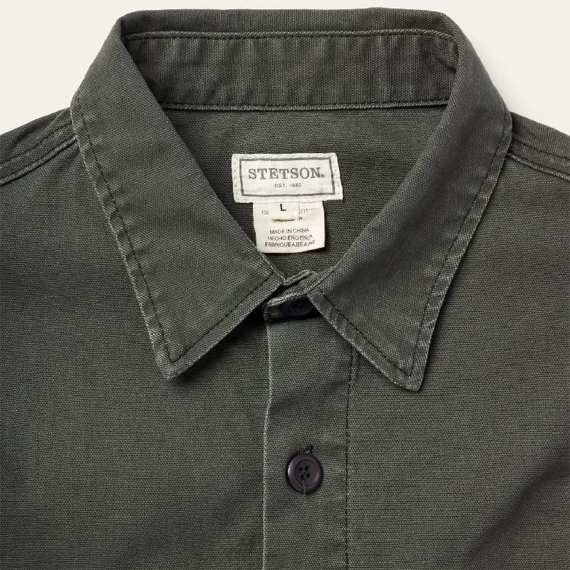 Stretch Canvas Jac-Shirt