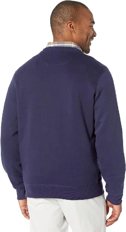 U.S. Polo Assn. Long Sleeve Popover Crew Neck Fleece Sweatshirt