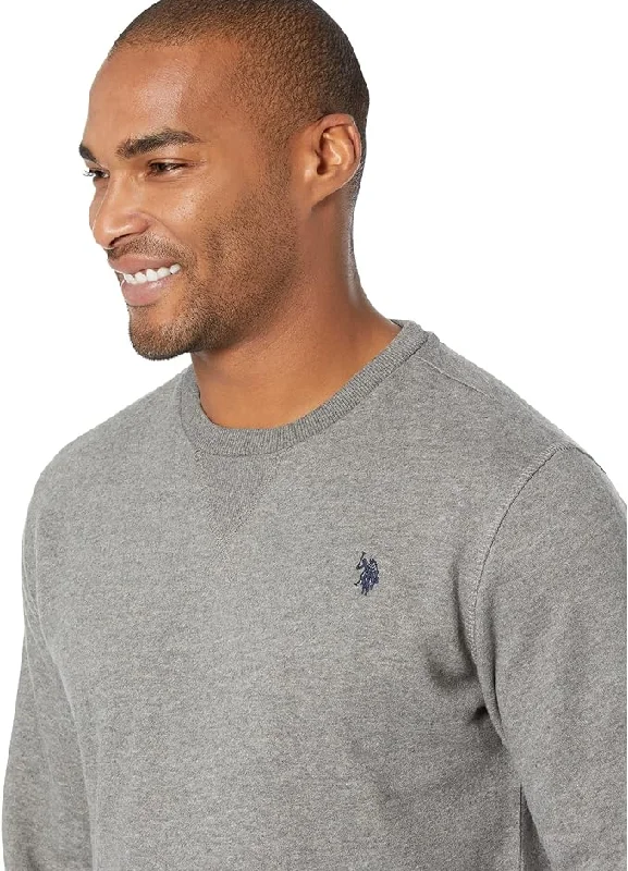 U.S. Polo Assn. Long Sleeve Popover Crew Neck Fleece Sweatshirt